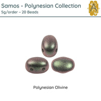 Samos par Puca, 5g, Polynesian Collection, 7 colors - The Argus Collection