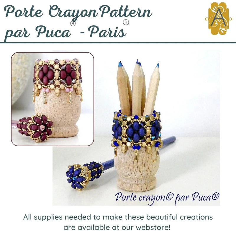 Porte Crayon Pattern par Puca - The Argus Collection