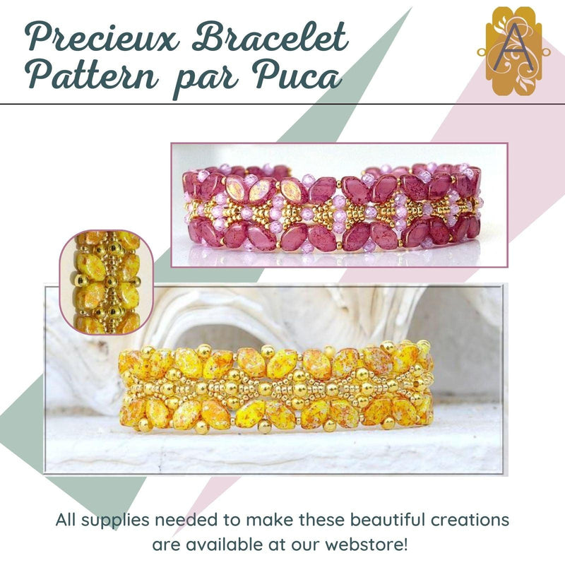 Precieux Bracelet Pattern par Puca - The Argus Collection