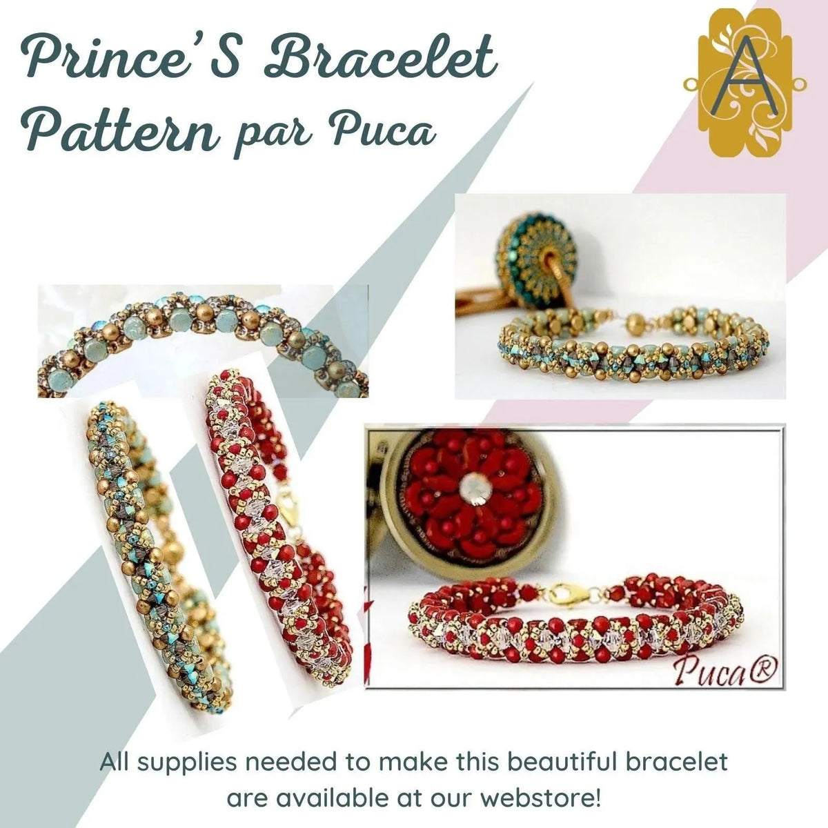 Prince'S Bracelet Pattern par Puca - The Argus Collection