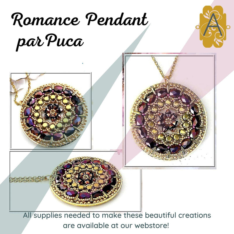 Romance Pendant Pattern par Puca - The Argus Collection