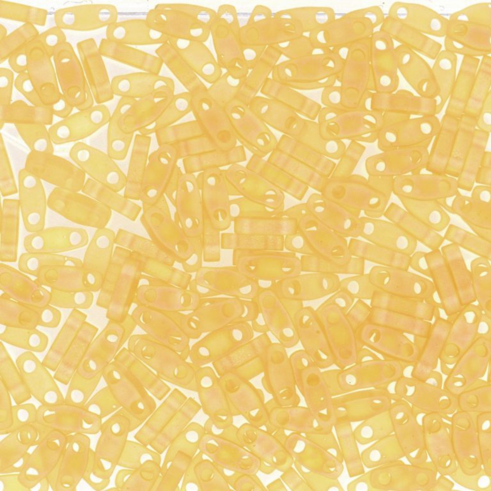 Miyuki Quarter Tila, QTL-132FR, Light Topaz Transparent Matte AB, 5g