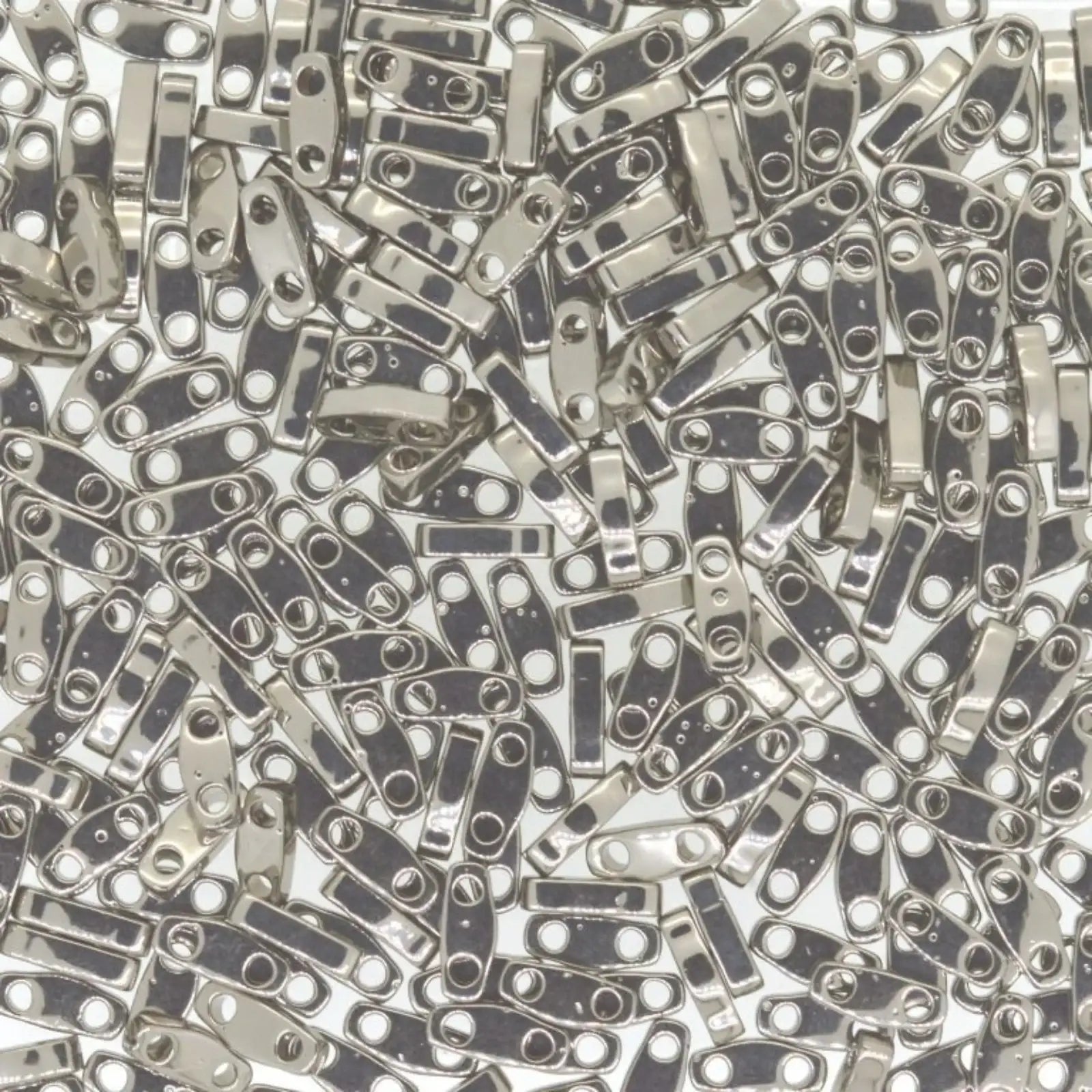 Miyuki Quarter Tila, QTL-190, Nickel Plated, 5g - The Argus Collection