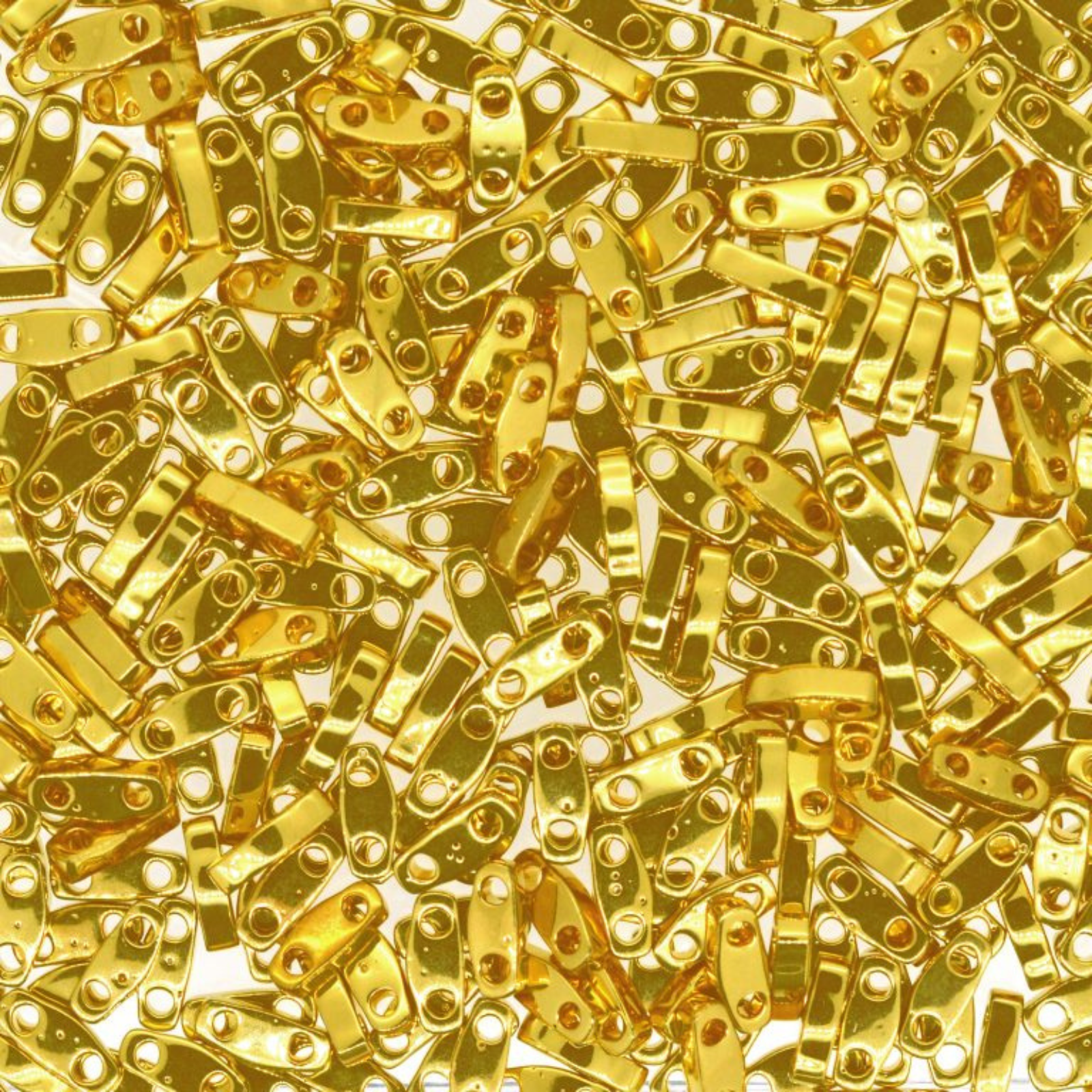 Miyuki Quarter Tila, QTL-191, 24 kt Gold Plated, 5g