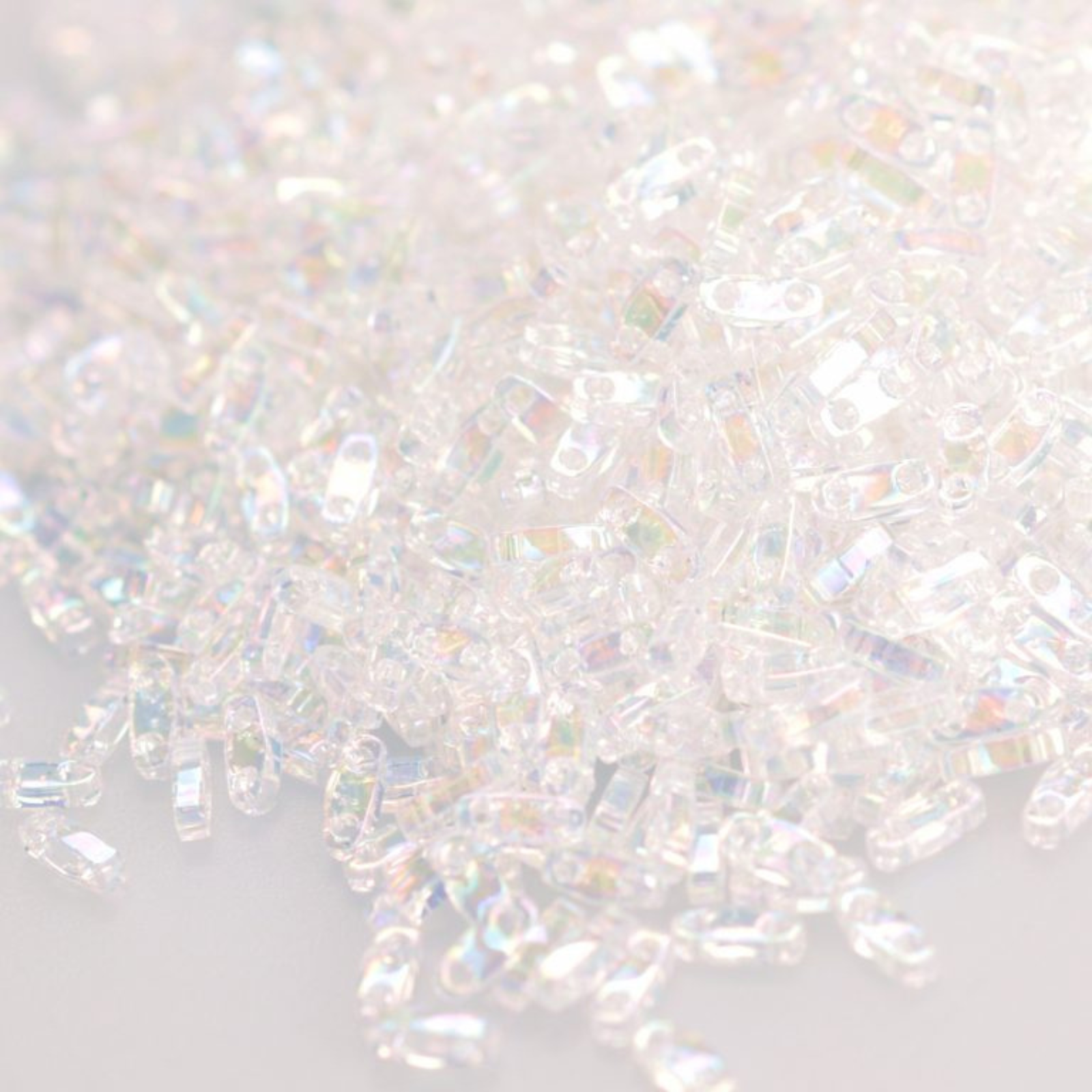 Miyuki Quarter Tila, QTL-250, Crystal AB, 5g