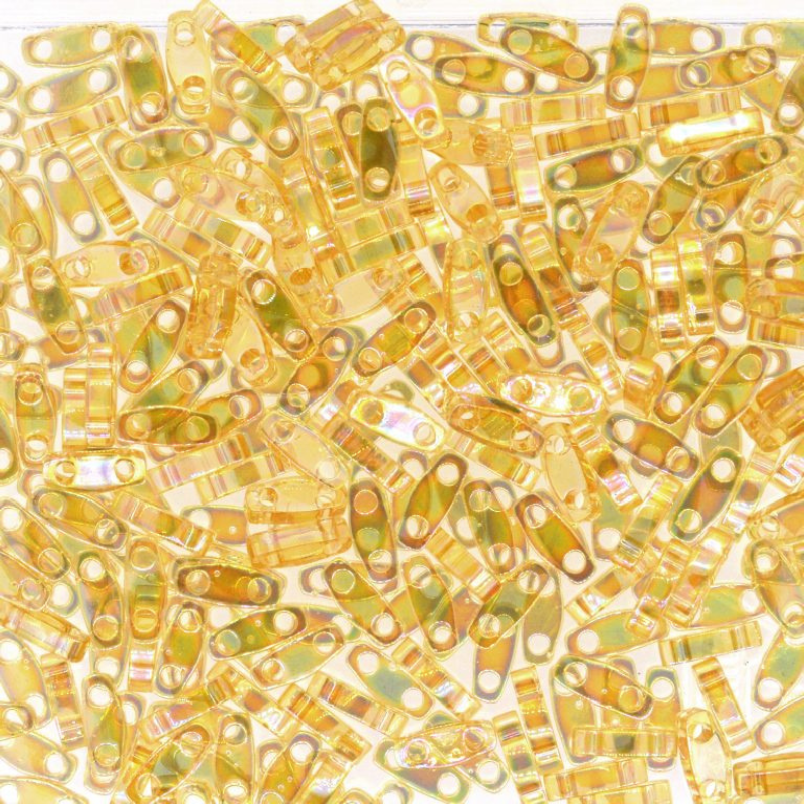 Miyuki Quarter Tila, QTL-251, Light Topaz Transparent AB, 5g