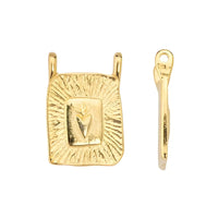 Radiant Heart Rectangular Pendant - The Argus Collection