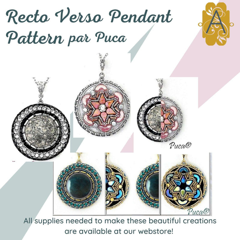 Recto Verso Reversible Pendant Pattern par Puca - The Argus Collection