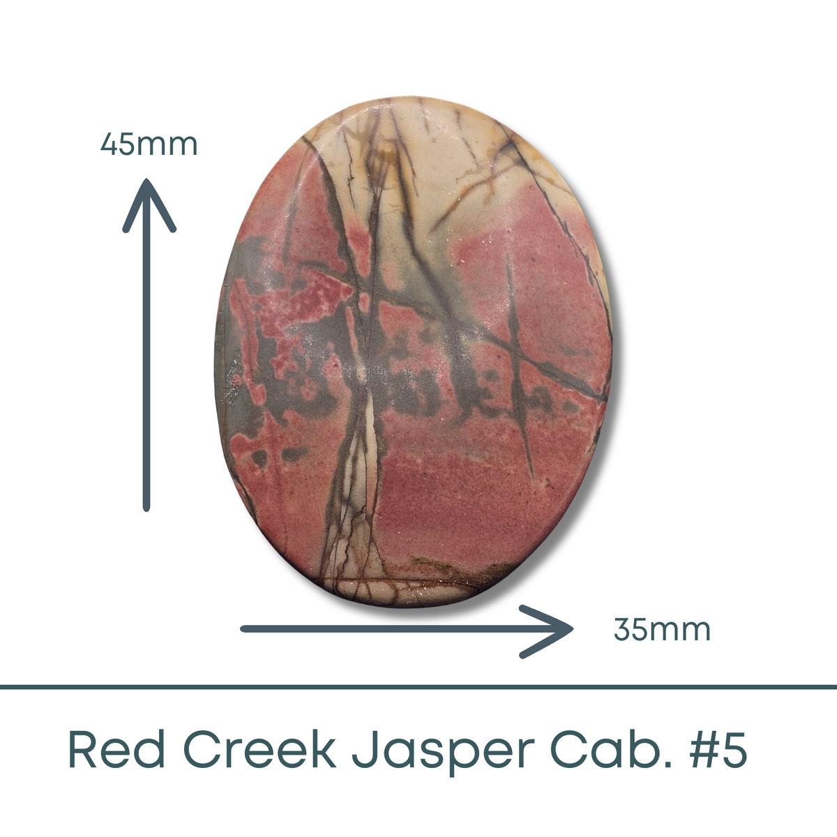 Red Creek Jasper Cabochon #5