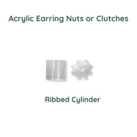 RibbedCylinderEarNuts - The Argus Collection