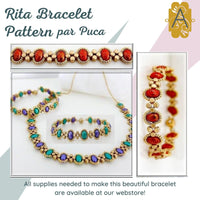 Rita par Puca Bracelet Pattern par Puca - The Argus Collection