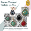 Romeo Pendant Pattern par Puca - The Argus Collection