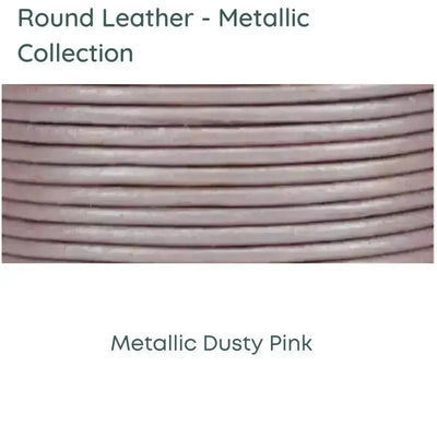 Round Superior Leather, Metallic Collection #2 - The Argus Collection