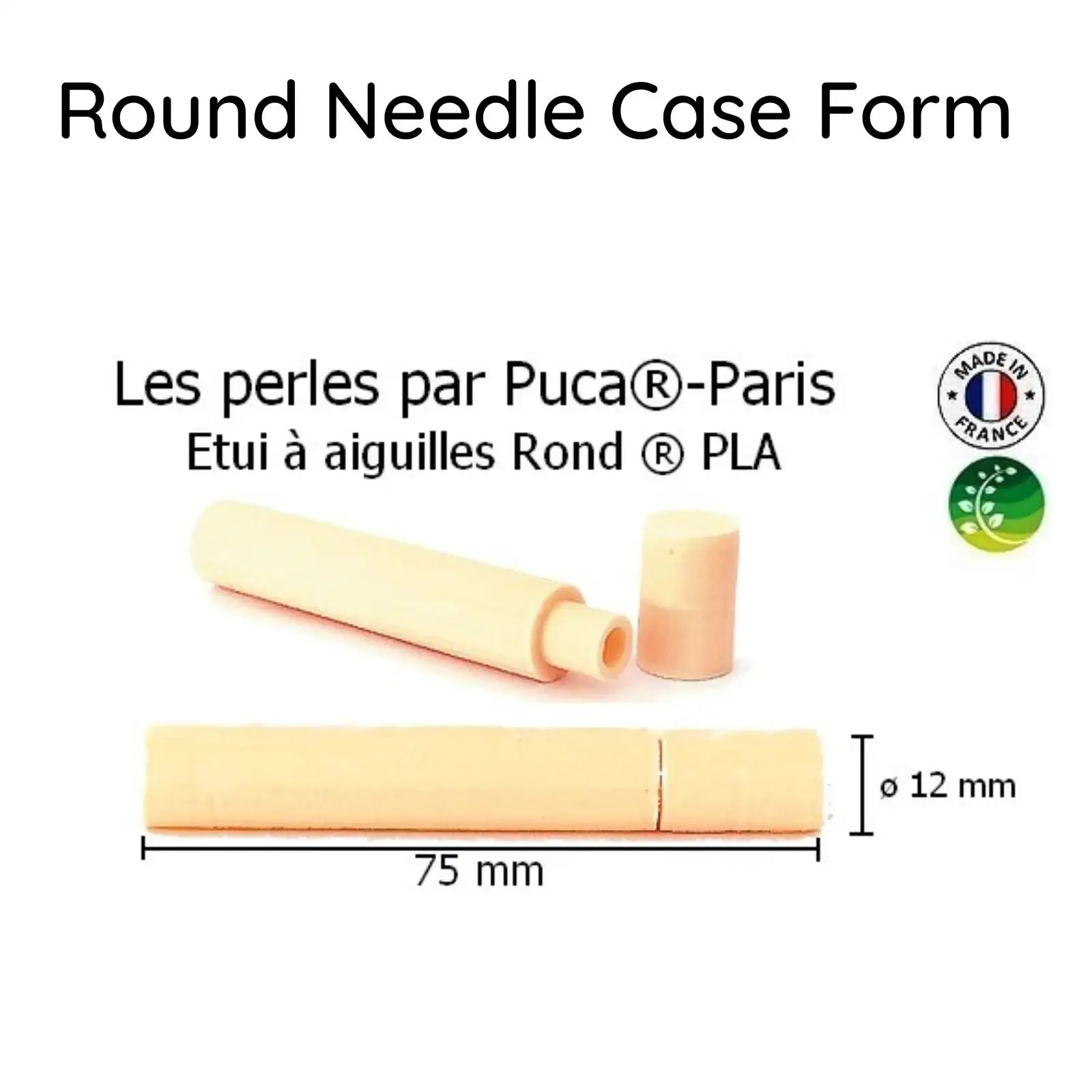 Needle Case Support Base, Round & Square par Puca - The Argus Collection