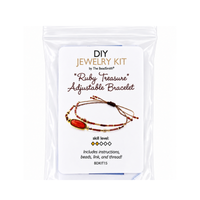 Ruby Treasure Adjustable Bracelet DIY Beading Kit