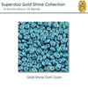 Superduo Beads,10g., Gold Shine Collection, 8 Colors - The Argus Collection