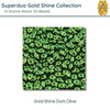 Superduo Beads,10g., Gold Shine Collection, 8 Colors - The Argus Collection