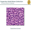 Superduo Beads,10g., Gold Shine Collection, 8 Colors - The Argus Collection