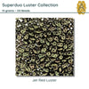 Superduo Beads, 10g., Luster Collection, 8 Colors - The Argus Collection