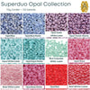 Superduo Beads, 10g., Opal Collection, 13 Colors - The Argus Collection