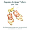 Sagesse Earrings Pattern par Puca - The Argus Collection
