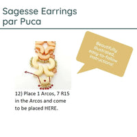 Sagesse Earrings Pattern par Puca - The Argus Collection