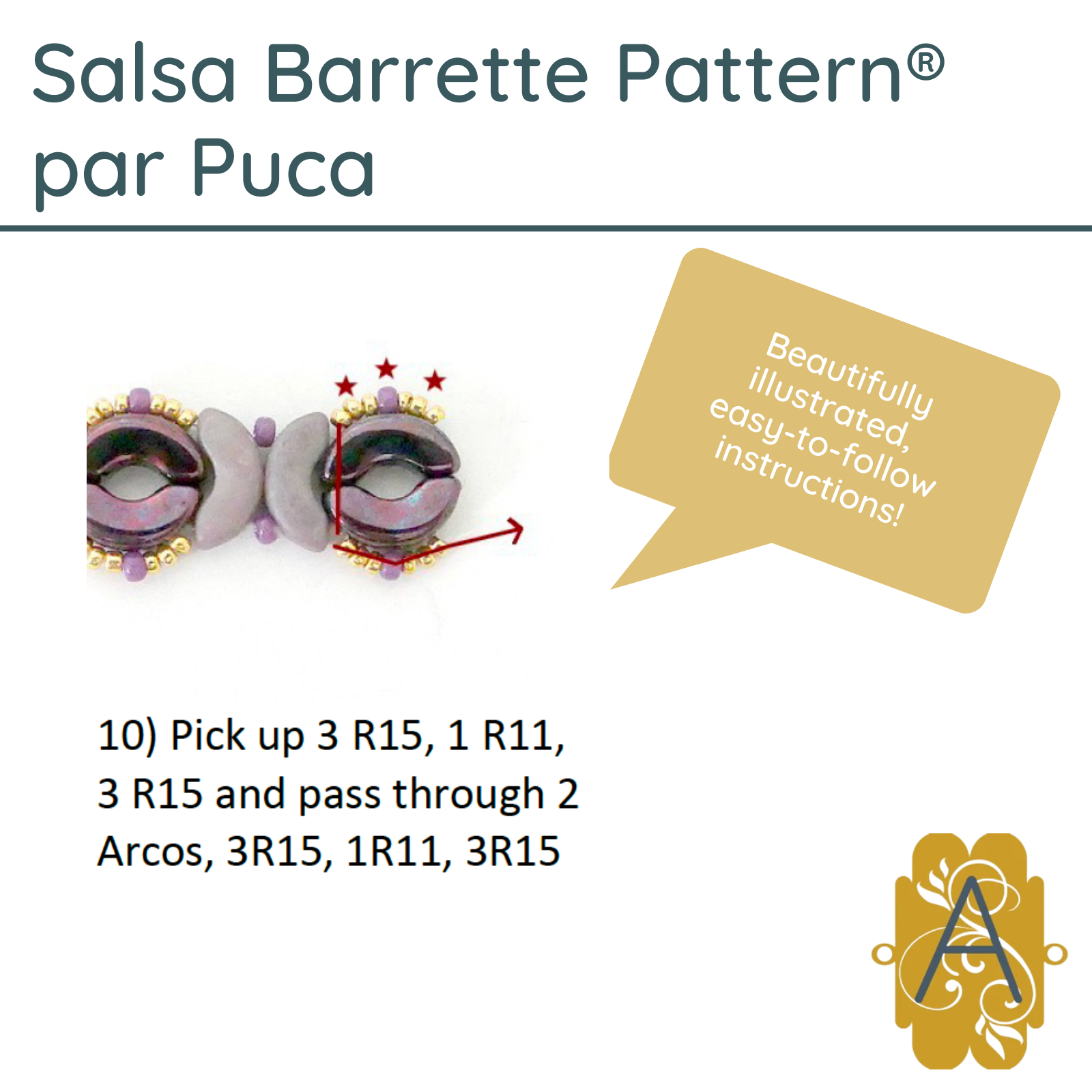 Salsa par Puca® Barrette Pattern