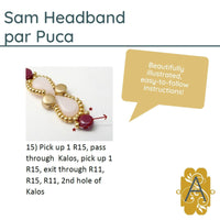 Sam Headband Pattern Par Puca - The Argus Collection