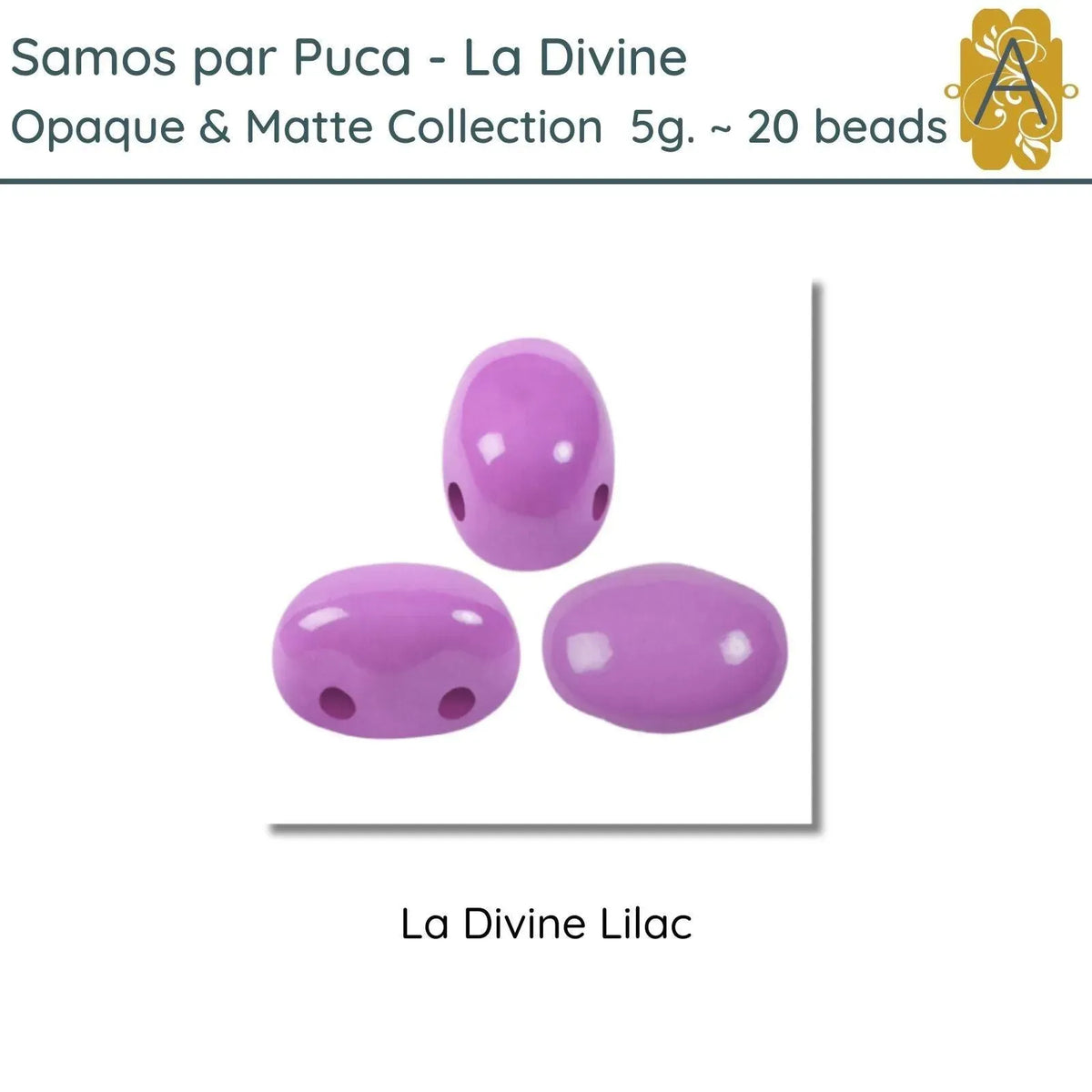 Samos par Puca, 5g, La Divine Opaque & Matte Collection in Lilac - The Argus Collection