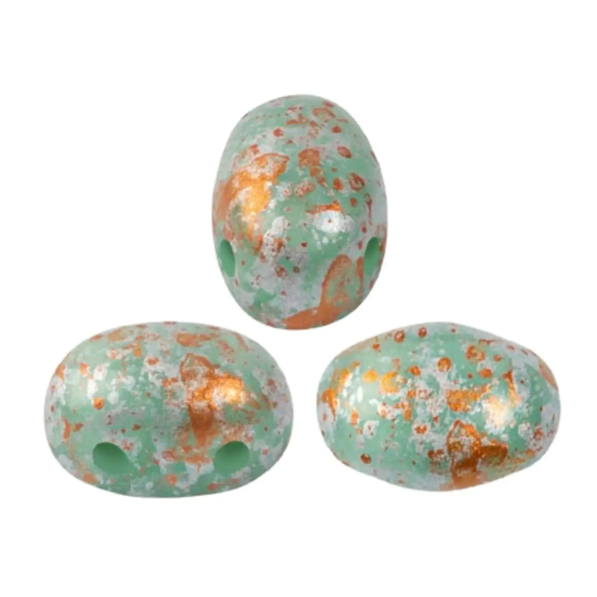 Samos Beads Blue Green Opal Tweedy
