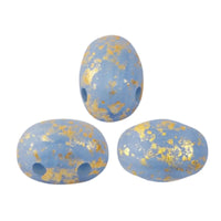 Samos Beads Blue Opal Matte Splash