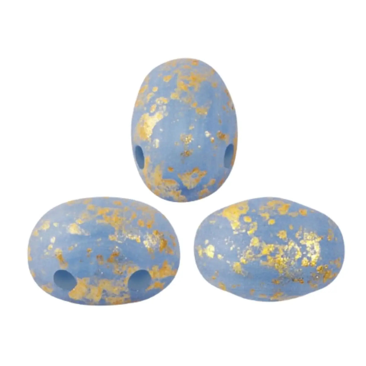 Samos Beads Blue Opal Matte Splash