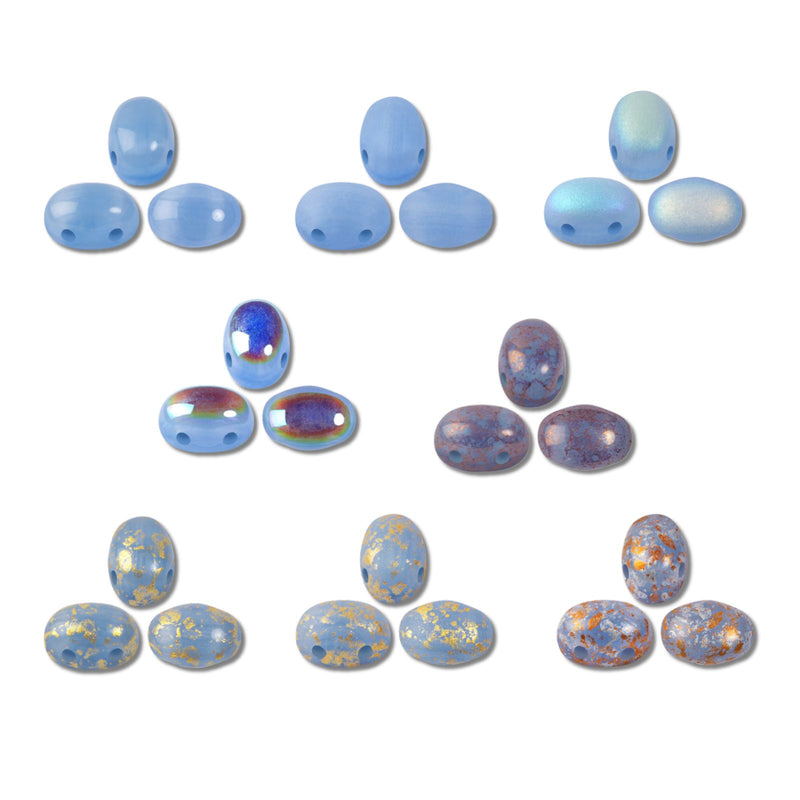 Samos Beads Blue Opal Collection