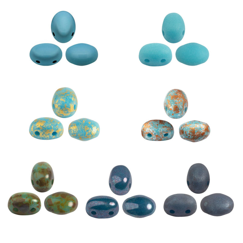 Samos Beads Blue Turquoise Collection
