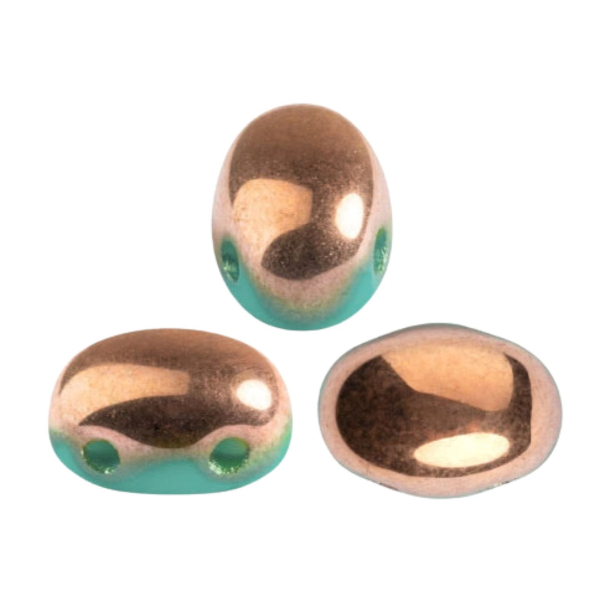 Samos Beads Green Turquoise Capri Gold