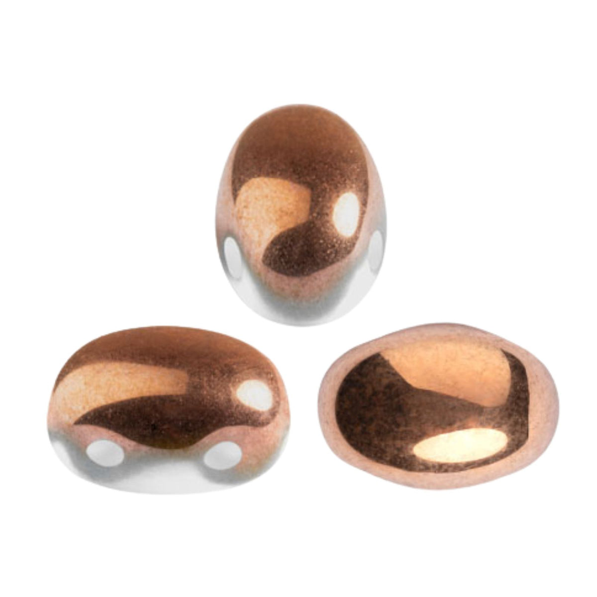 Samos Beads White Capri Gold