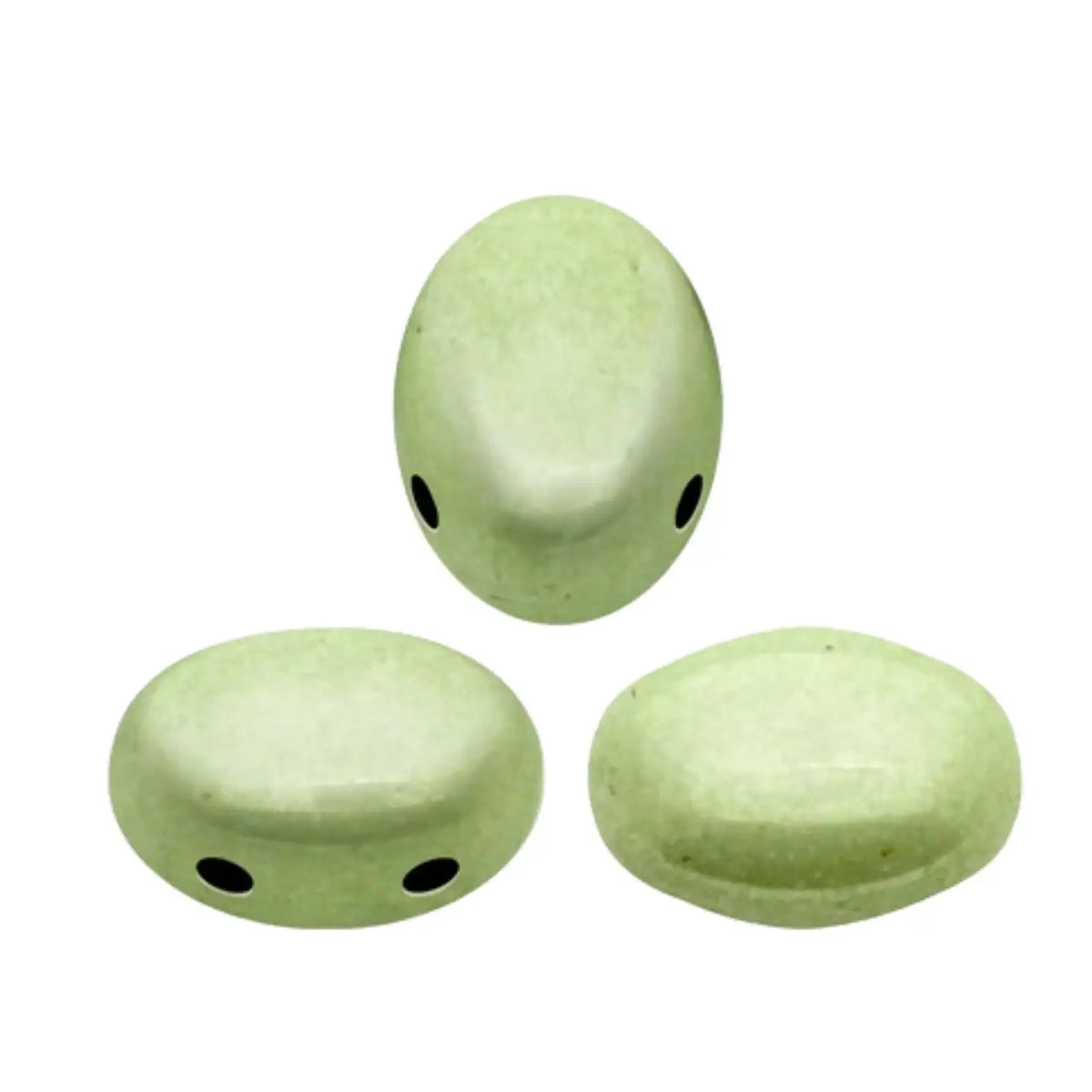 Samos Beads Light Green Ceramic Look 