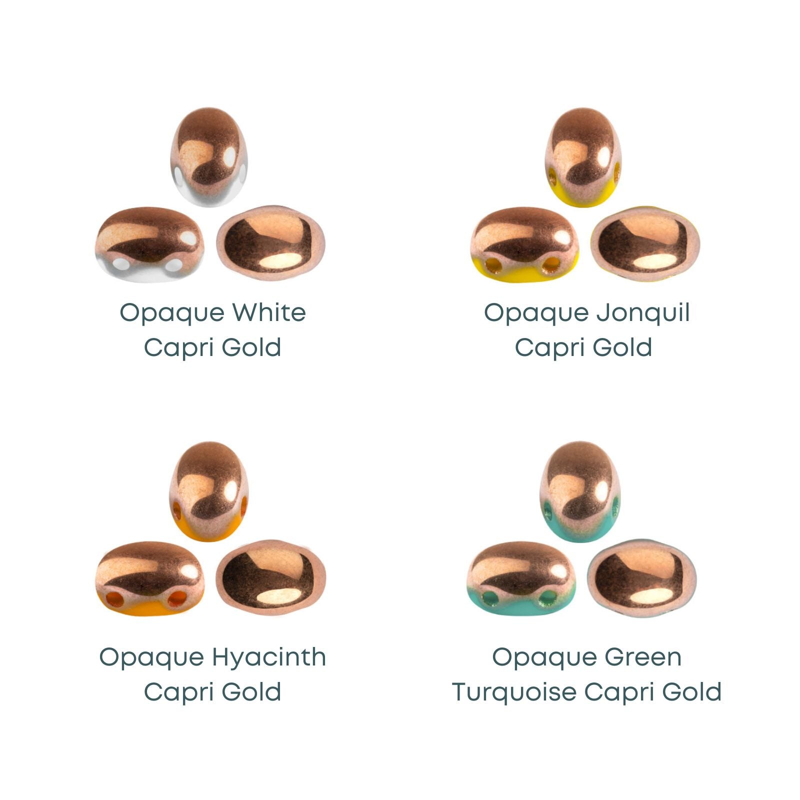 Samos Beads par Puca, Capri Gold, 5g & 20g