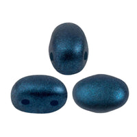 Samos Beads Chatoyant Teal Blue
