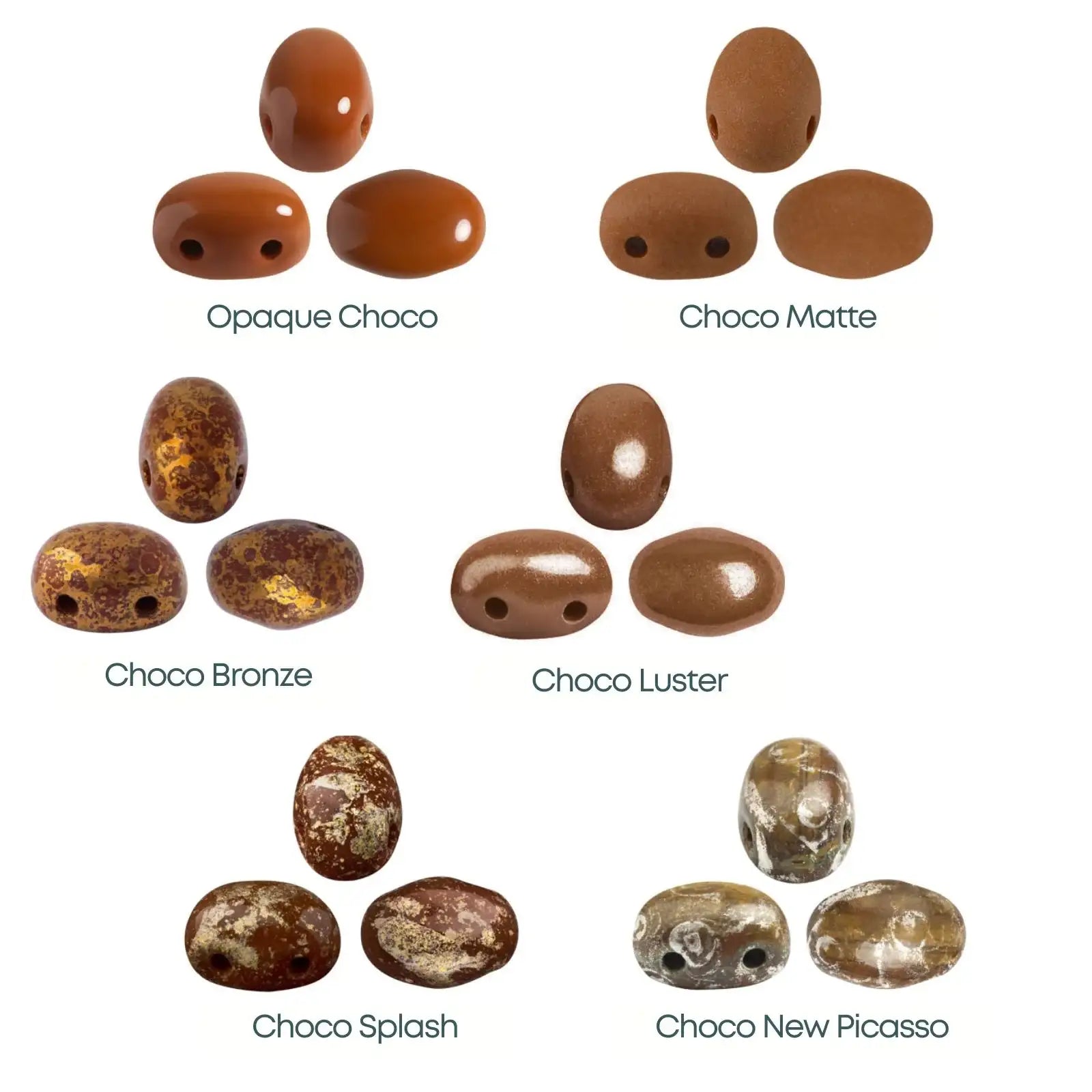 Samos par Puca Beads, Choco Collection