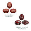Samos Beads par Puca, Coral Red, 5 or 20g Collection