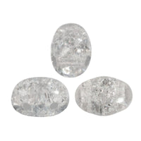 Samos Beads Cracked Light Grey