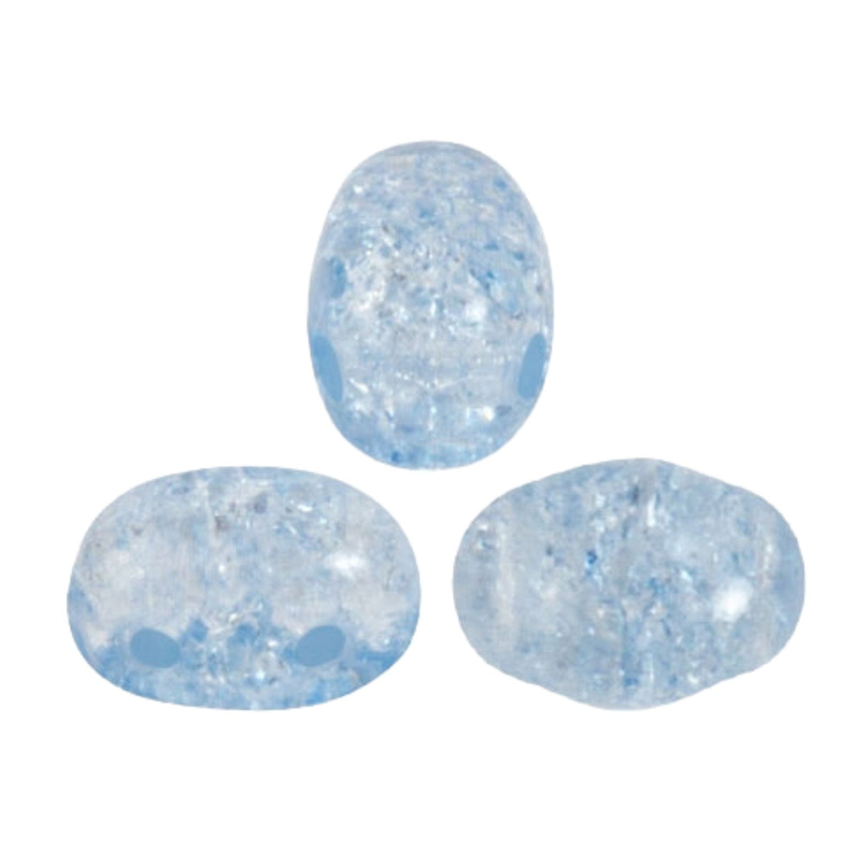 Samos Beads Cracked Light Sapphire