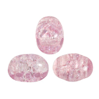 Samos Beads Cracked Light Amethyst