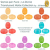 Samos par Puca, 5g, La Divine Translucent Matte Collection, 8 colors - The Argus Collection