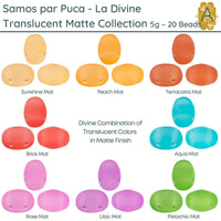 Samos par Puca, 5g, La Divine Translucent Matte Collection, 8 colors - The Argus Collection