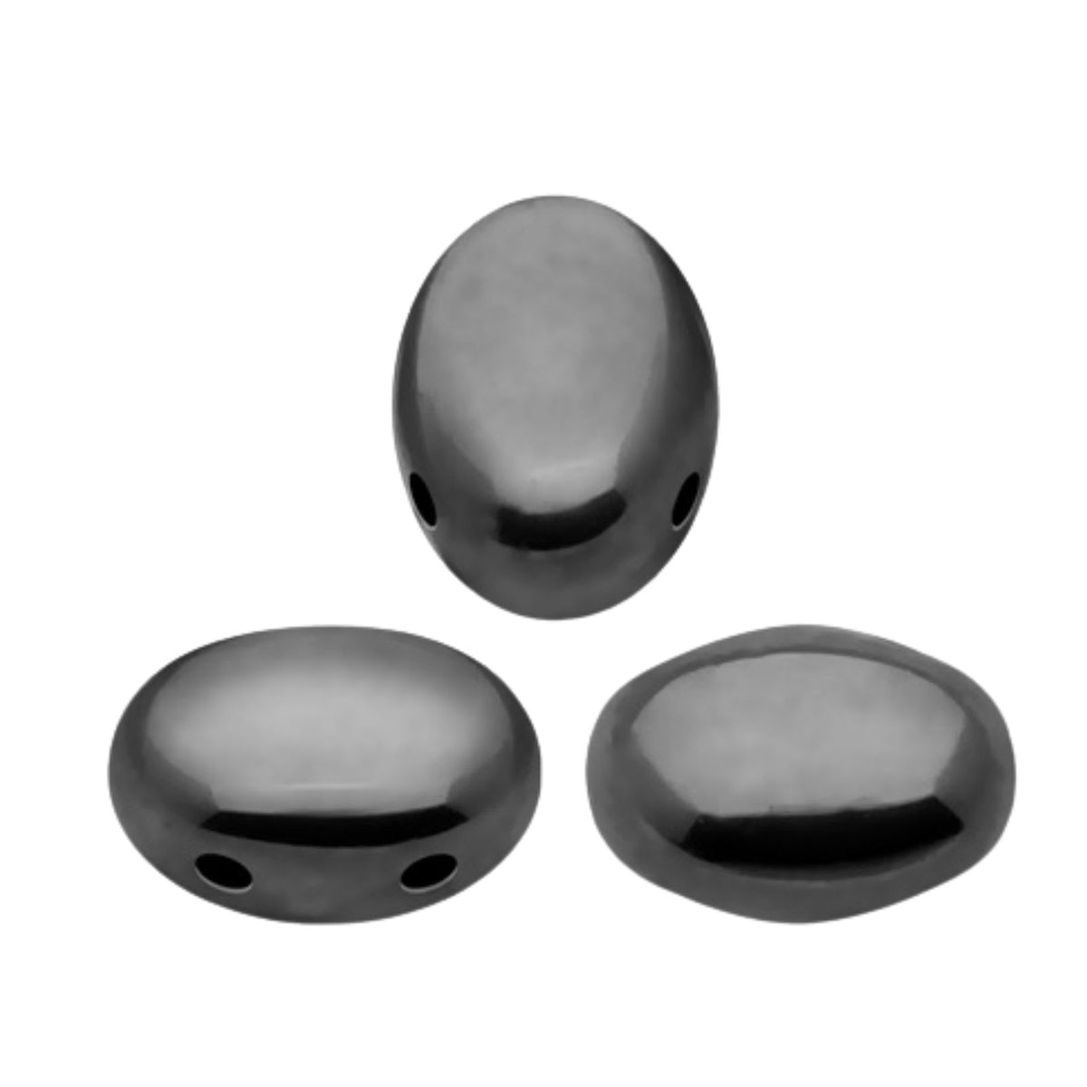 Samos Beads Jet Hematite