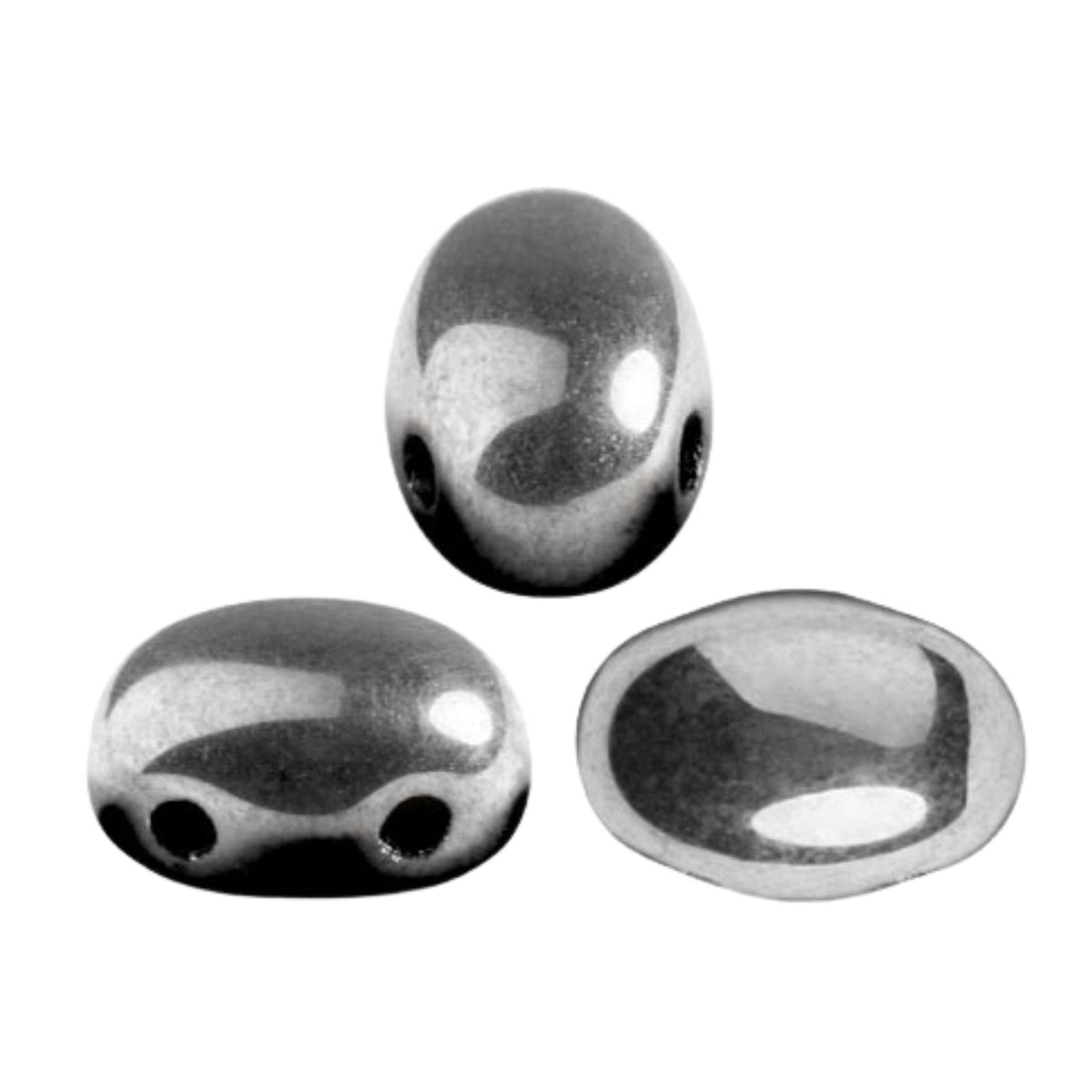 Samos Beads Jet Silver