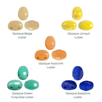 Samos Beads par Puca, Luster, 5g & 20g - The Argus Collection