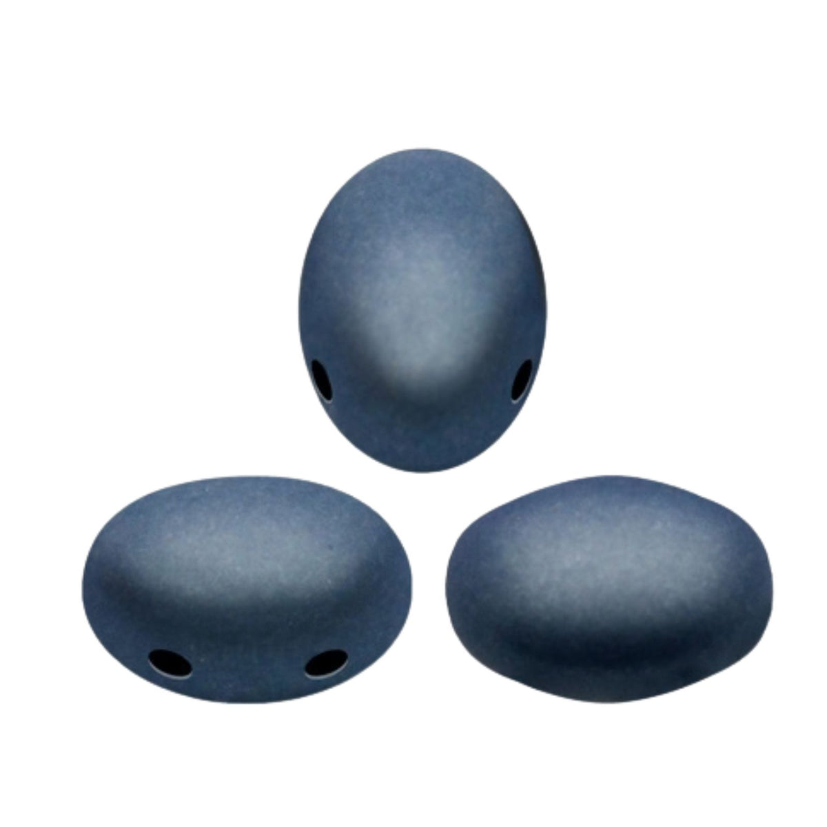 Samos Beads Metallic Matte Dark Blue